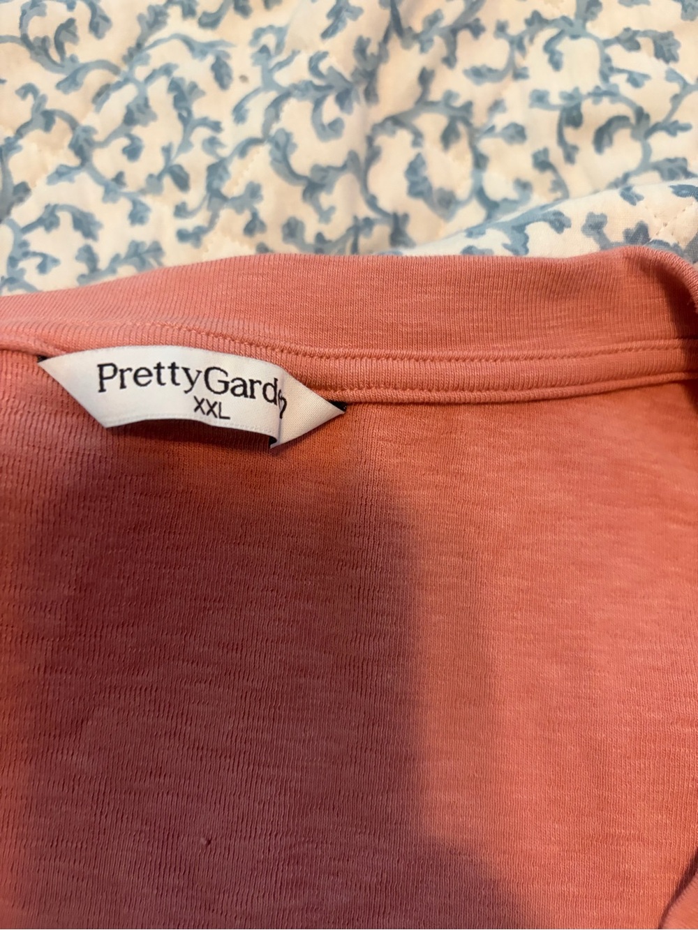 PrettyGardn Classic Short Sleeve Tee in Dusty Rose - XXL